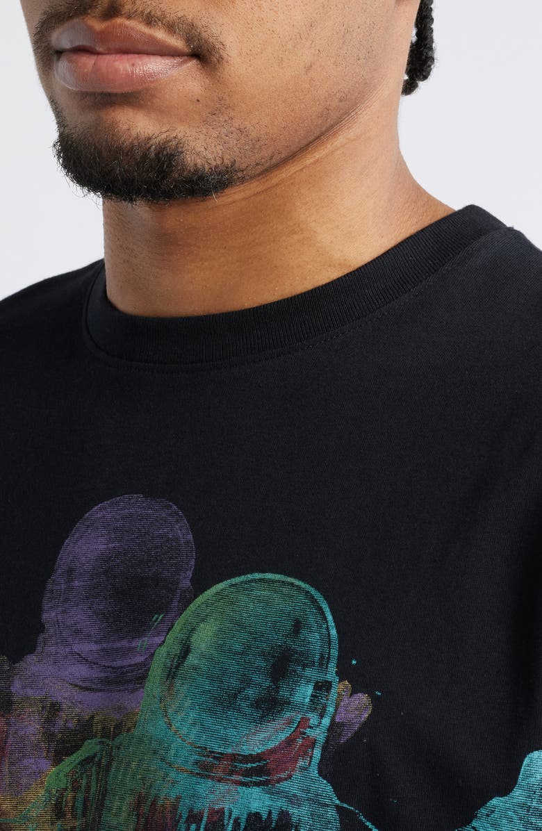 Billionaire Boys Club BB Astro Lines Graphic T-Shirt, Alternate, color, Black