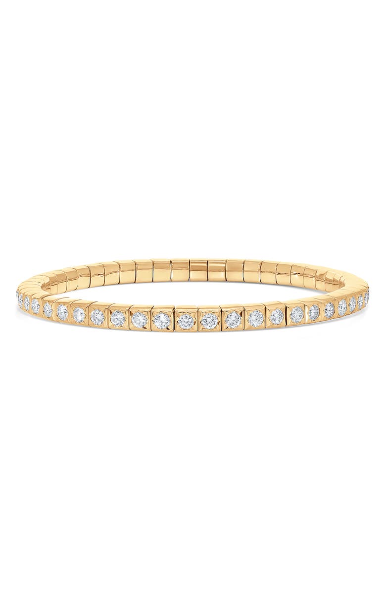 Sara Weinstock Dujour Pavé Diamond Bangle Bracelet, Main, color, Yellow Gold