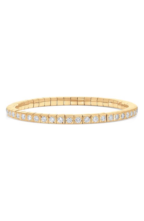 Dujour Pavé Diamond Bangle Bracelet