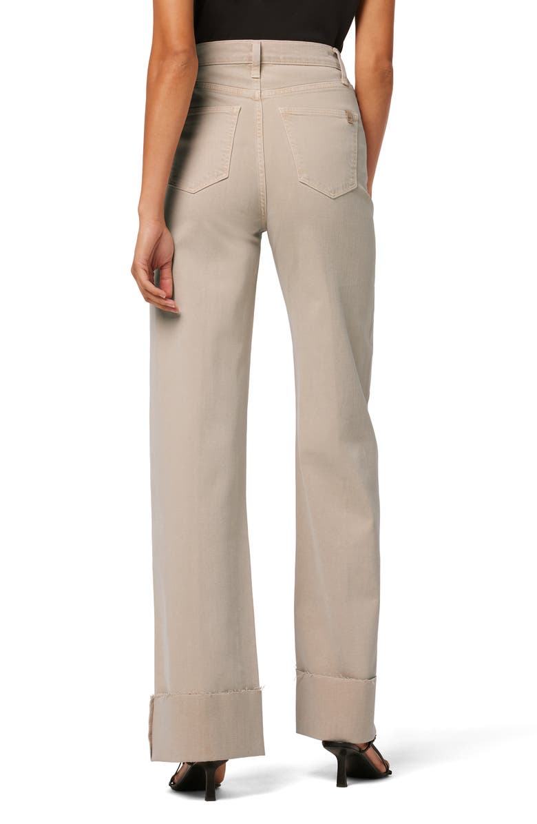 Joe's The Mia High Waist Cuff Raw Hem Wide Leg Jeans, Alternate, color, 