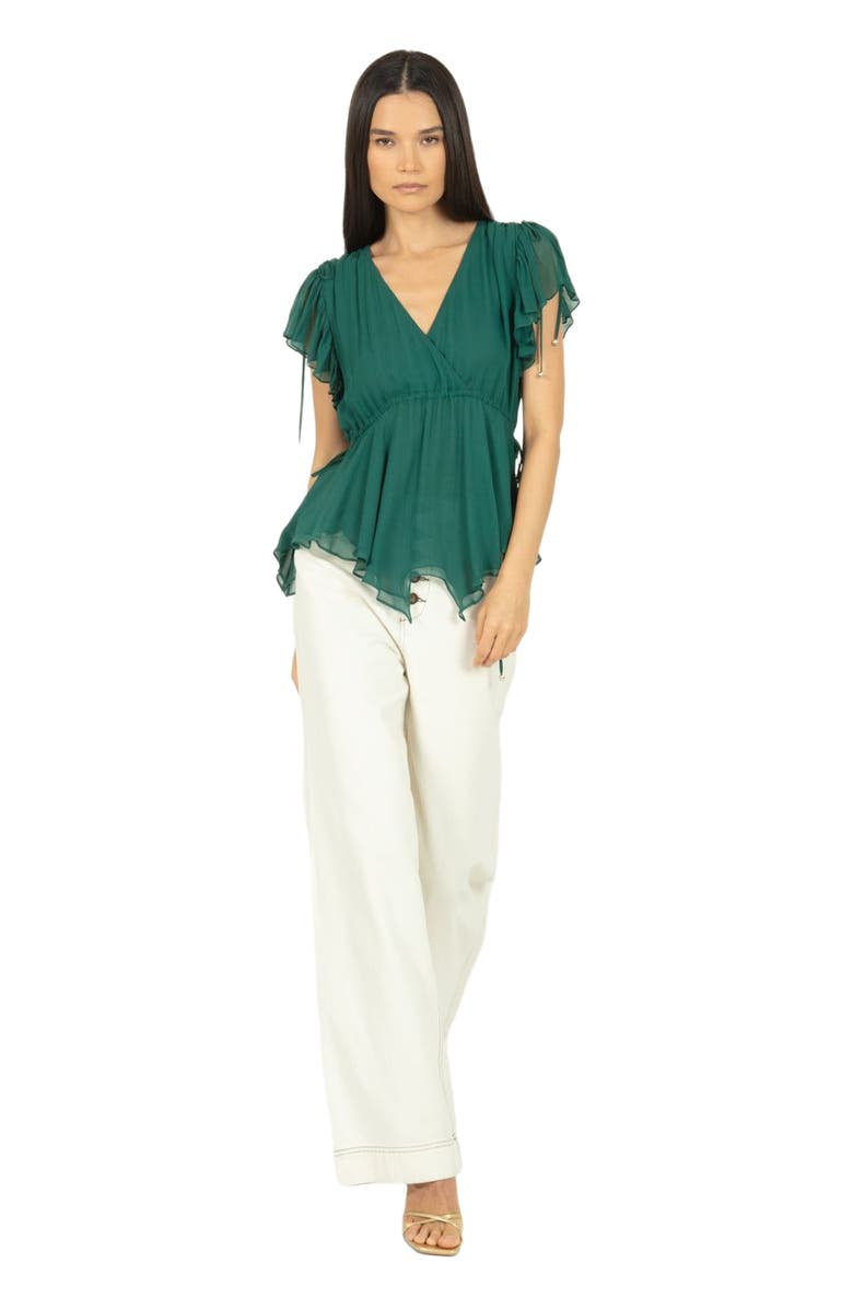SECRET MISSION Thea Top, Alternate, color, Persian Green