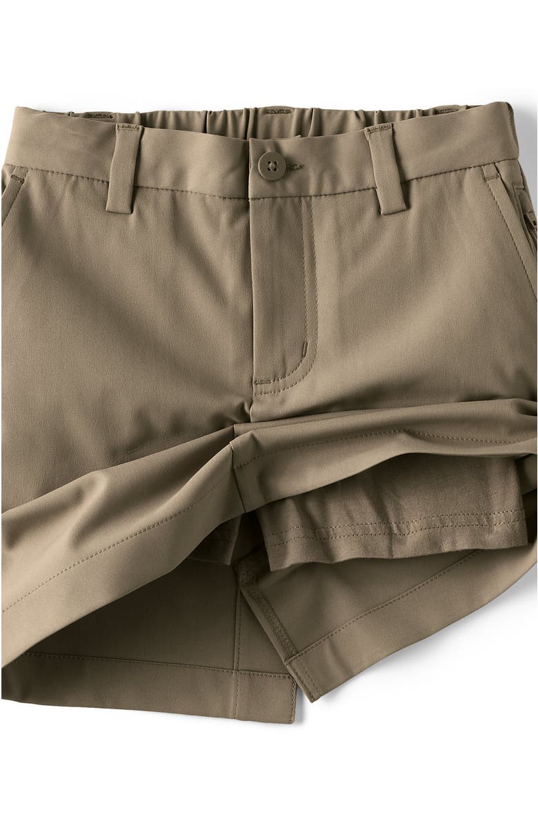 Lands' End School Uniform Girls Active Chino Skort Top of the Knee, Alternate, color, Khaki