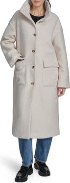 Levi's Bouclé Longline Cocoon Car Coat