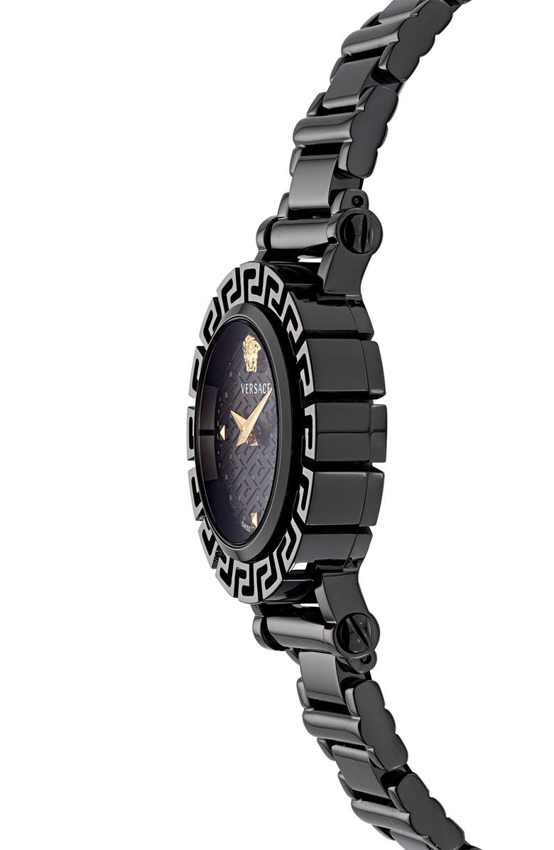 Versace Greca Glam Bracelet Watch, 30mm, Alternate, color, 