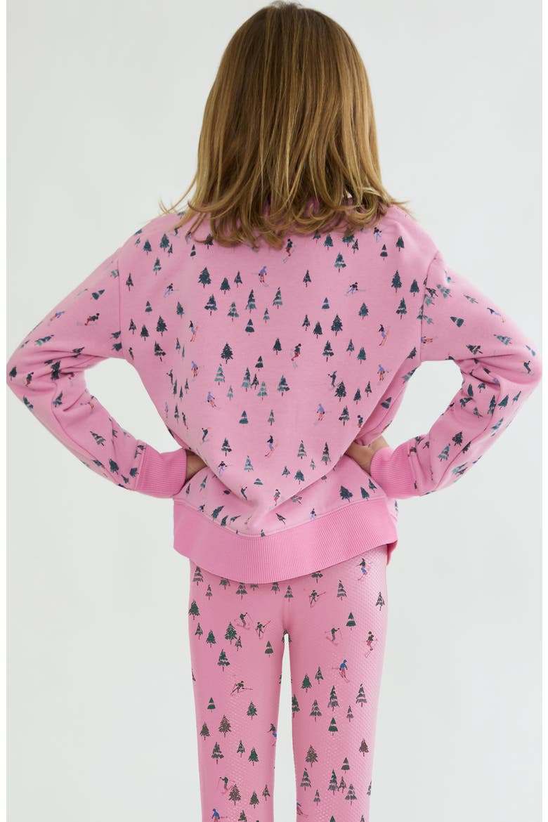 Kids' Little Cassia Cotton Blend Sweatshirt, Alternate, color, SKI PATROL