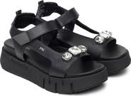 NeroGiardini Ankle Strap Platform Sandal