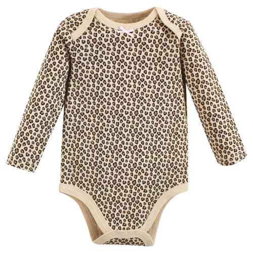 Hudson Baby Infant Breathable Cotton Long-sleeve Bodysuit Bundle 3 Count In Pink