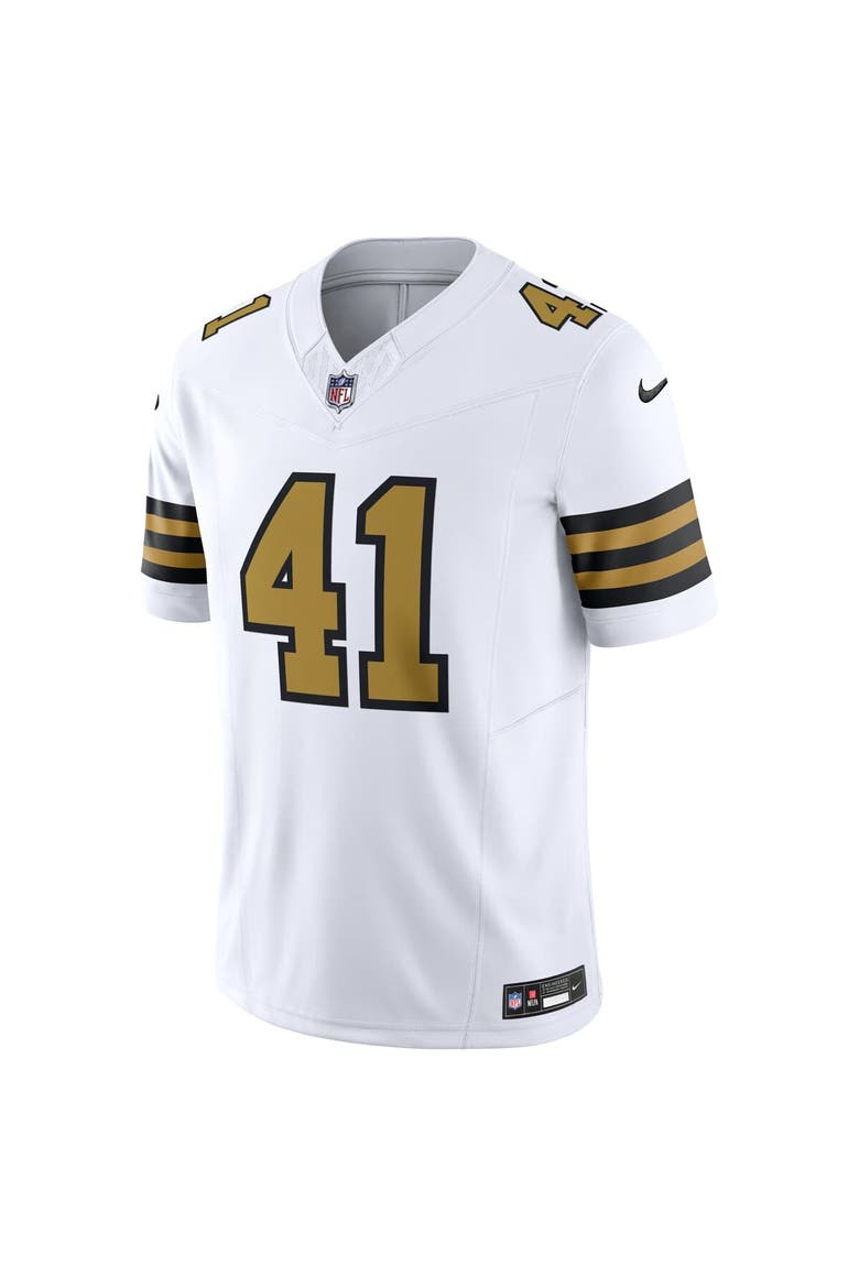 Men's Nike Alvin Kamara White New Orleans Saints Alternate Vapor F.U.S.E. Limited Jersey, Alternate, color, White
