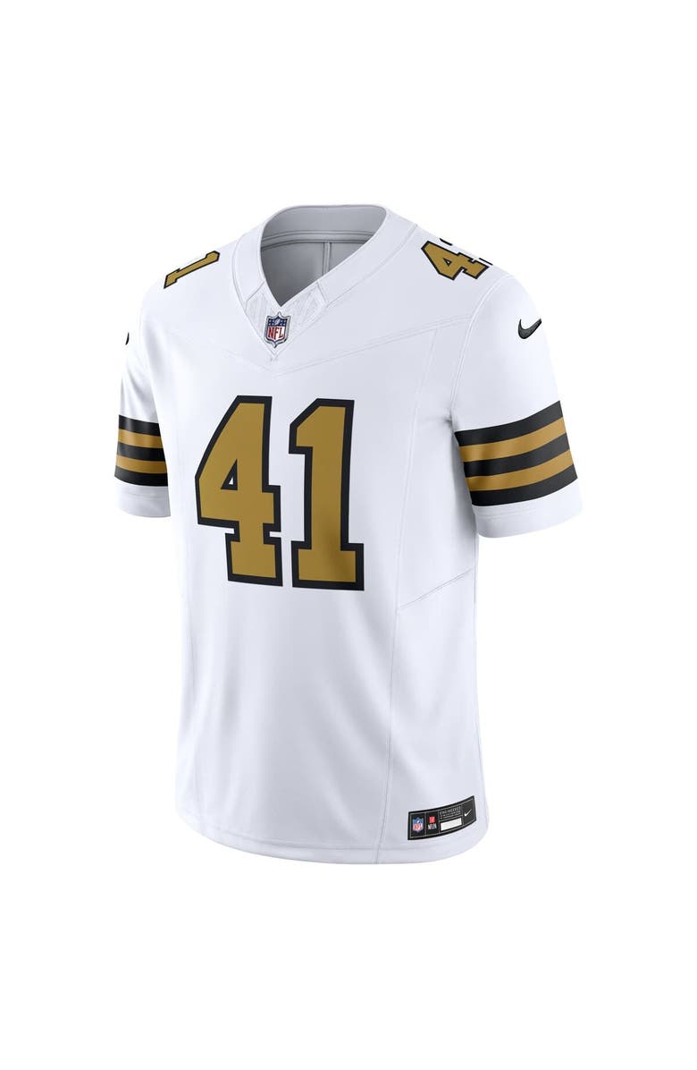 Nike Men's Nike Alvin Kamara White New Orleans Saints Alternate Vapor F.U.S.E. Limited Jersey, Alternate, color, White