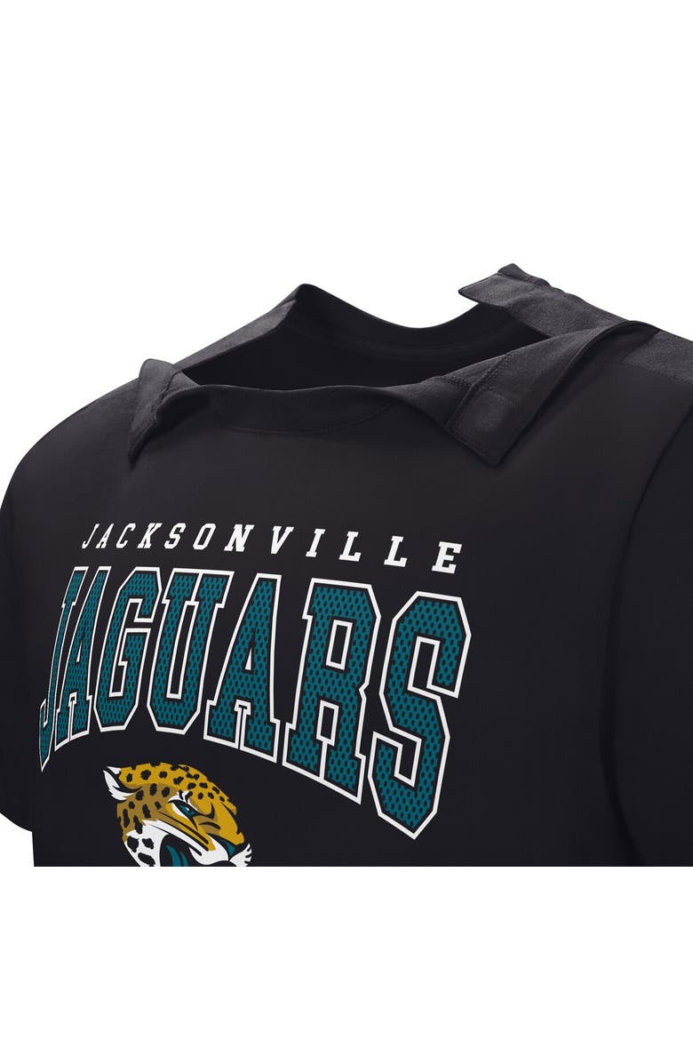 Men's  Black Jacksonville Jaguars Home Team Adaptive T-Shirt, Alternate, color, Black
