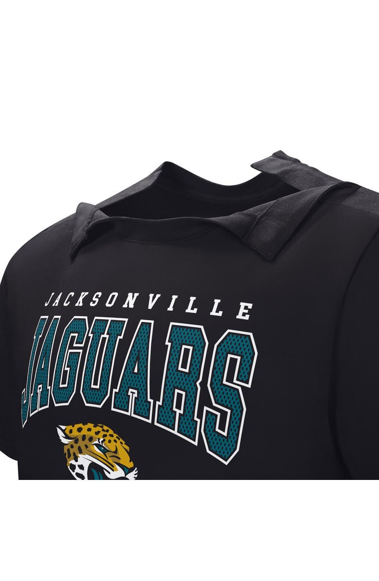 NFL Men's Black Jacksonville Jaguars Home Team Adaptive T-Shirt, Alternate, color, Black