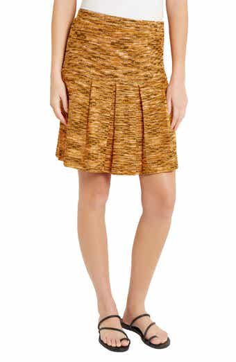 Misook Drop Pleat Tweed Knit Minidress