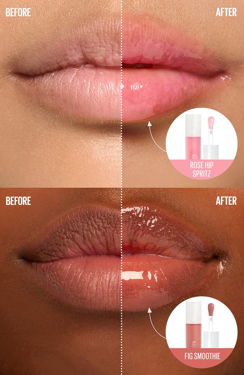 Kaja Sweet Seoulmates Juicy Glass Lip Oil Duo $54 Value, Alternate, color, Pink Multi