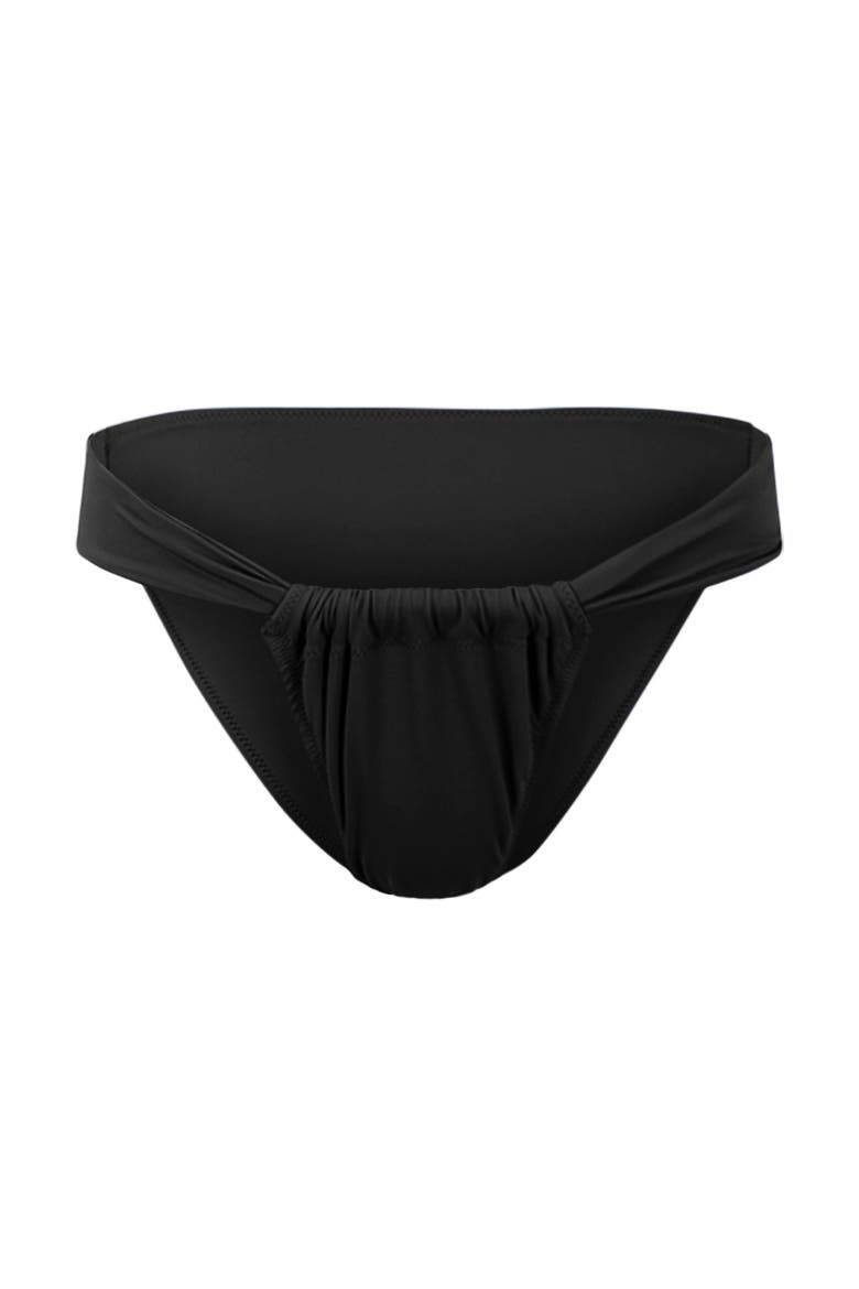 Bobbie Swimwear Bikini Panty, Alternate, color, Black