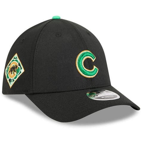 Men's New Era  Black Chicago Cubs 2026 St. Patrick's Day 39THIRTY Flex Hat