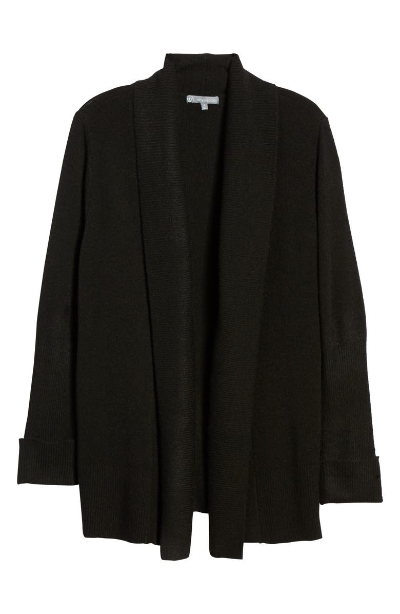 Wit & Wisdom Roll Cuff Cardigan, Alternate, color, 