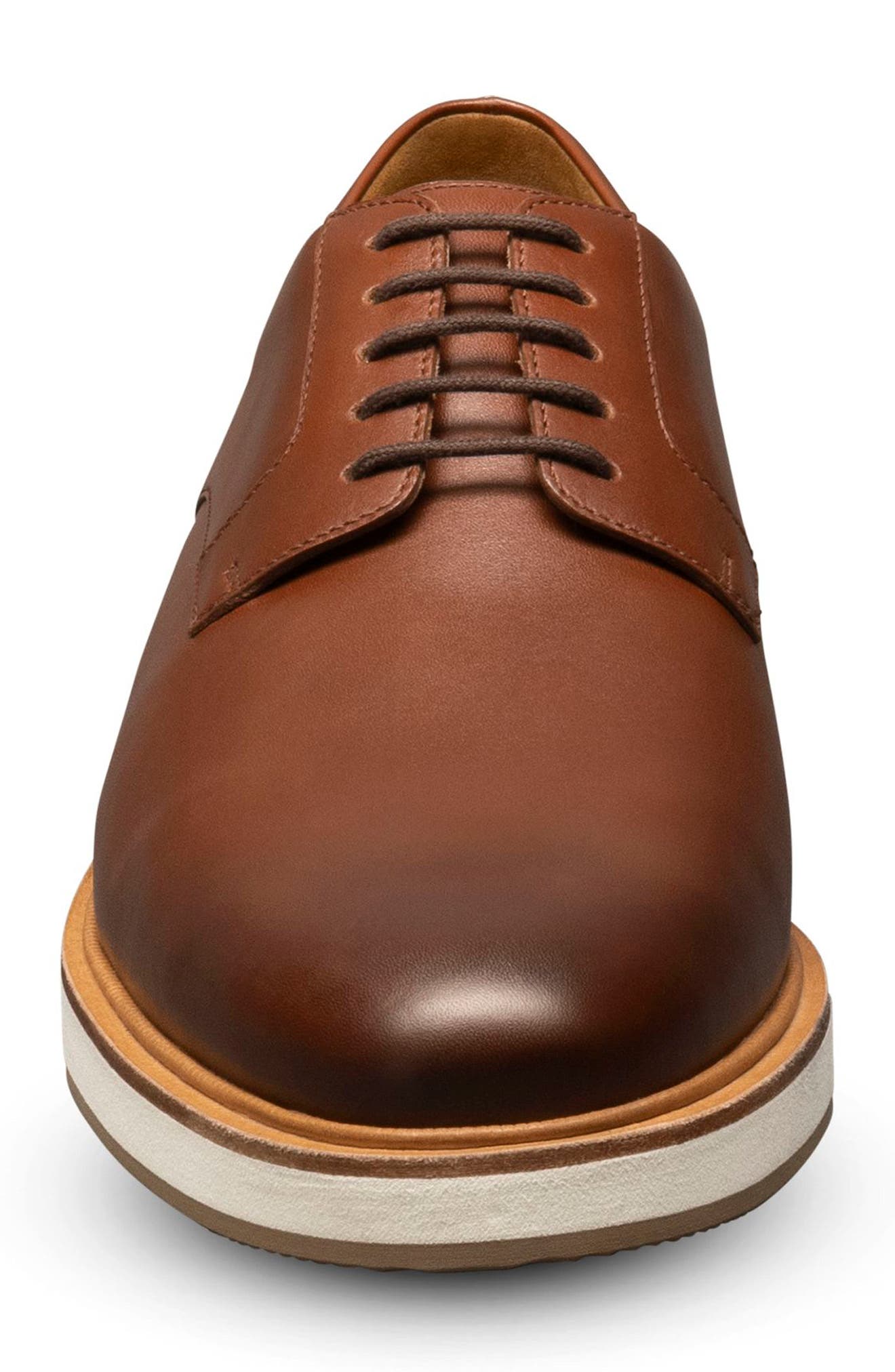 Allen Edmonds Benson Derby Sneaker, Alternate, color, Brown Chili