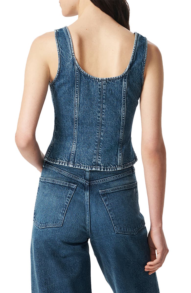 rag & bone Poppy Denim Vest, Alternate, color, Adeline