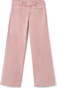 MANGO TEEN Low Rise Stacked Button Straight Leg Jeans