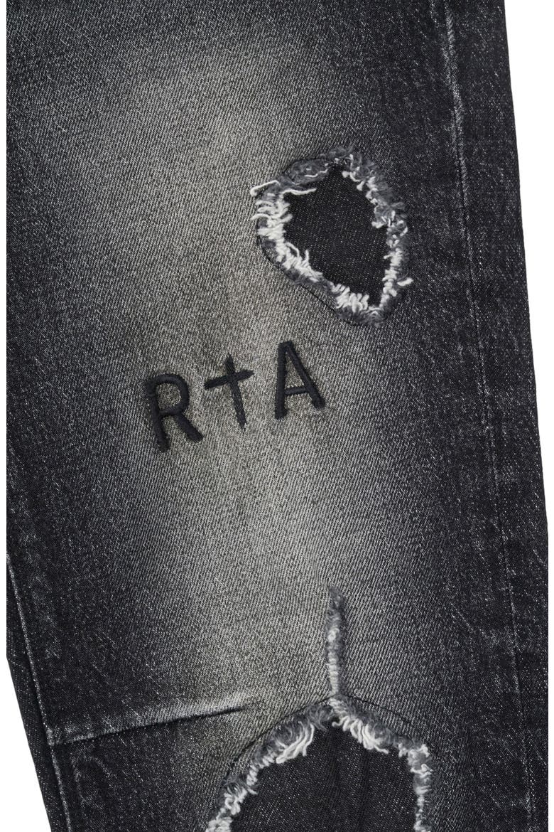 Clayton Ripped Skinny Jeans, Alternate, color, FRAY NOIR