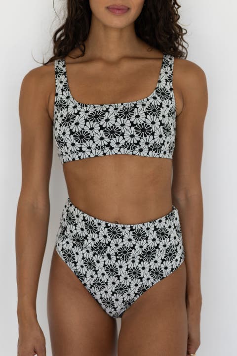 Daisy Square Neck Bikini Top