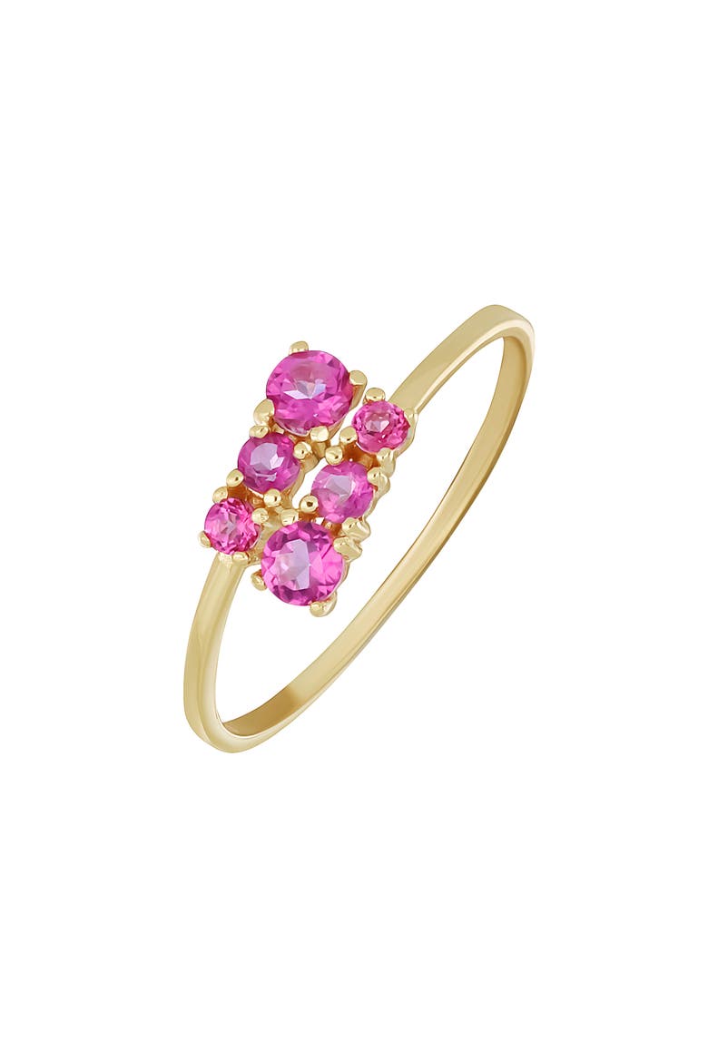 Color Bypass Topaz Stackable Ring, Main, color, 14KY