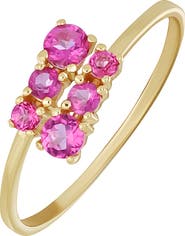 Bony Levy Color Bypass Topaz Stackable Ring