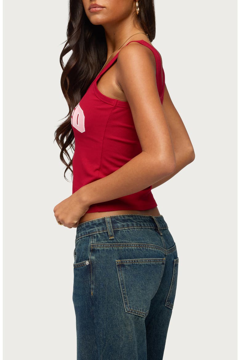 Girly Rib Tank, Alternate, color, BURGUNDY