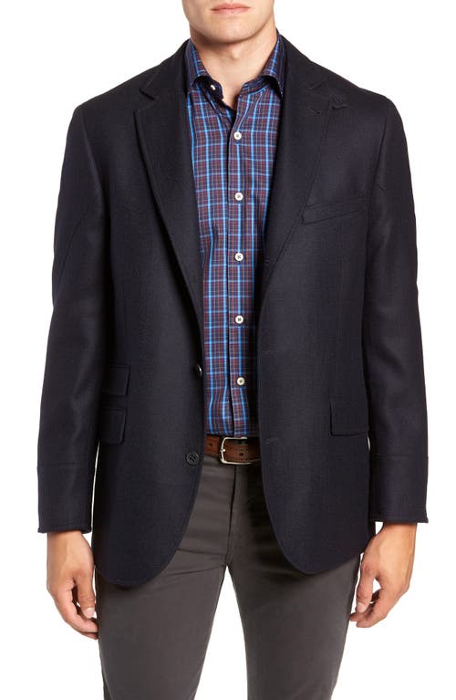 Shop Flynt Regular Fit Wool & Cashmere Hybrid Sport Coat In Navy