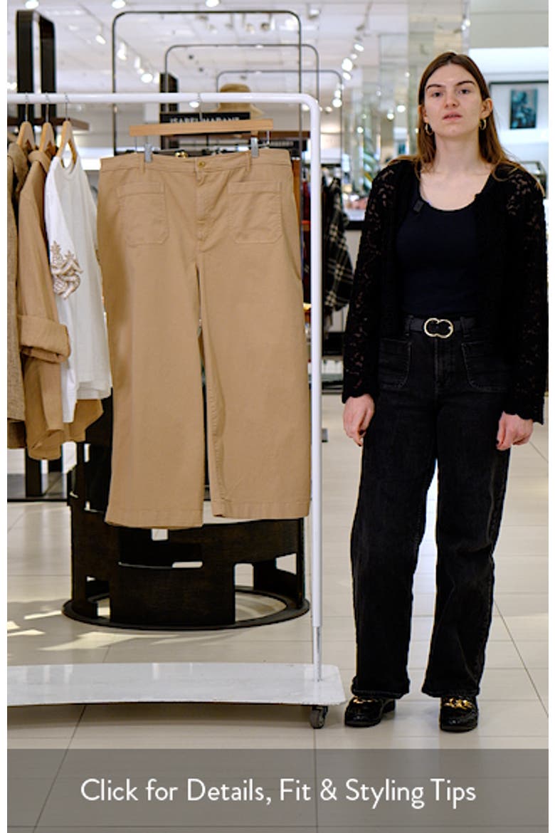 Yurshane Crop Wide Leg Chino Pants video
