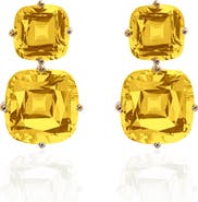 GOSHWARA Gossip Double Drop Earrings