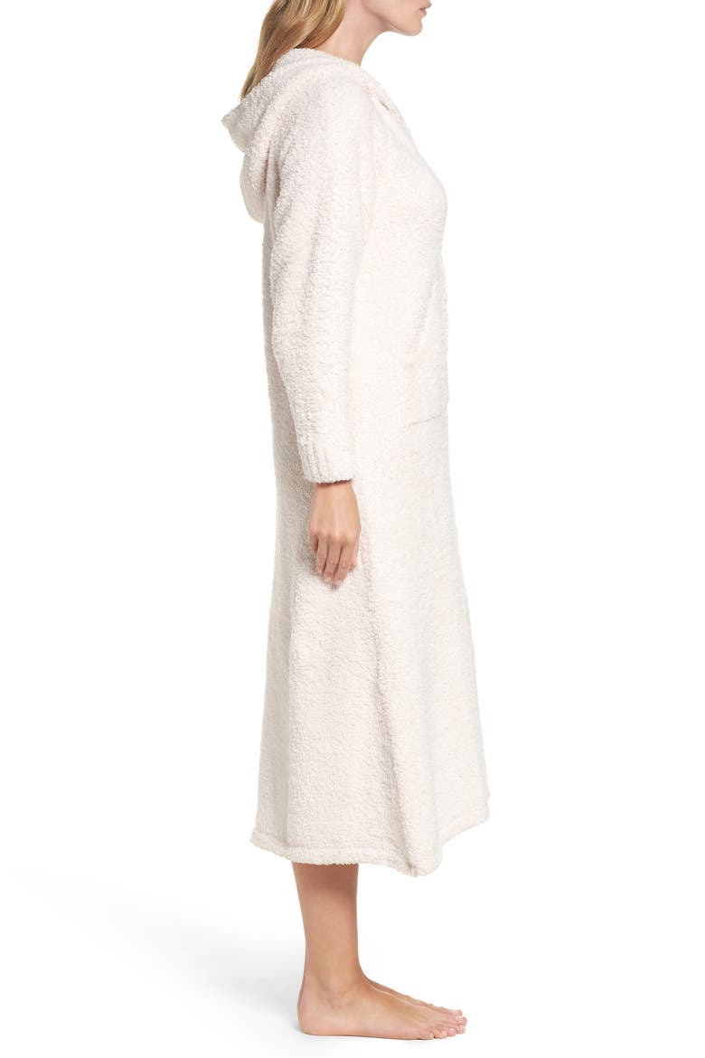 CozyChic® Hooded Zip Robe, Alternate, color, PINK