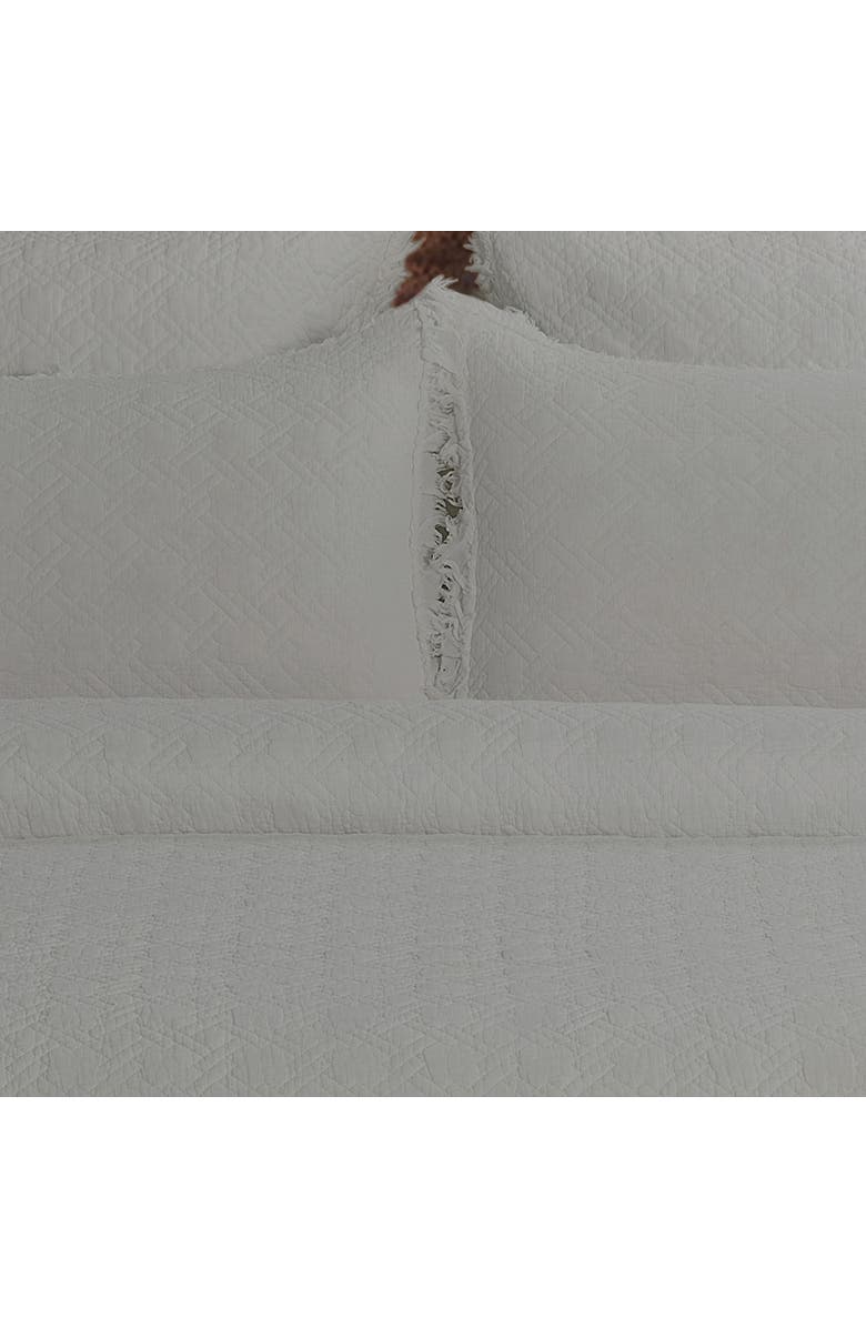 C&F Home Trellis Cotton Quilt Set  - Reversible and Machine Washable, Alternate, color, Grey