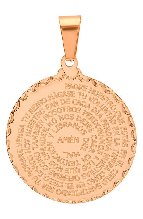 Padre Nuestro Pendant Necklace