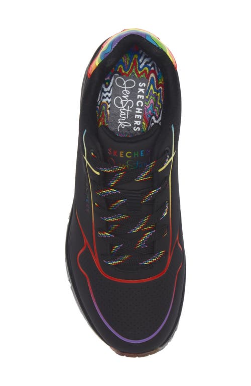 Skechers Street Jen Stark Uno Sneaker In Black