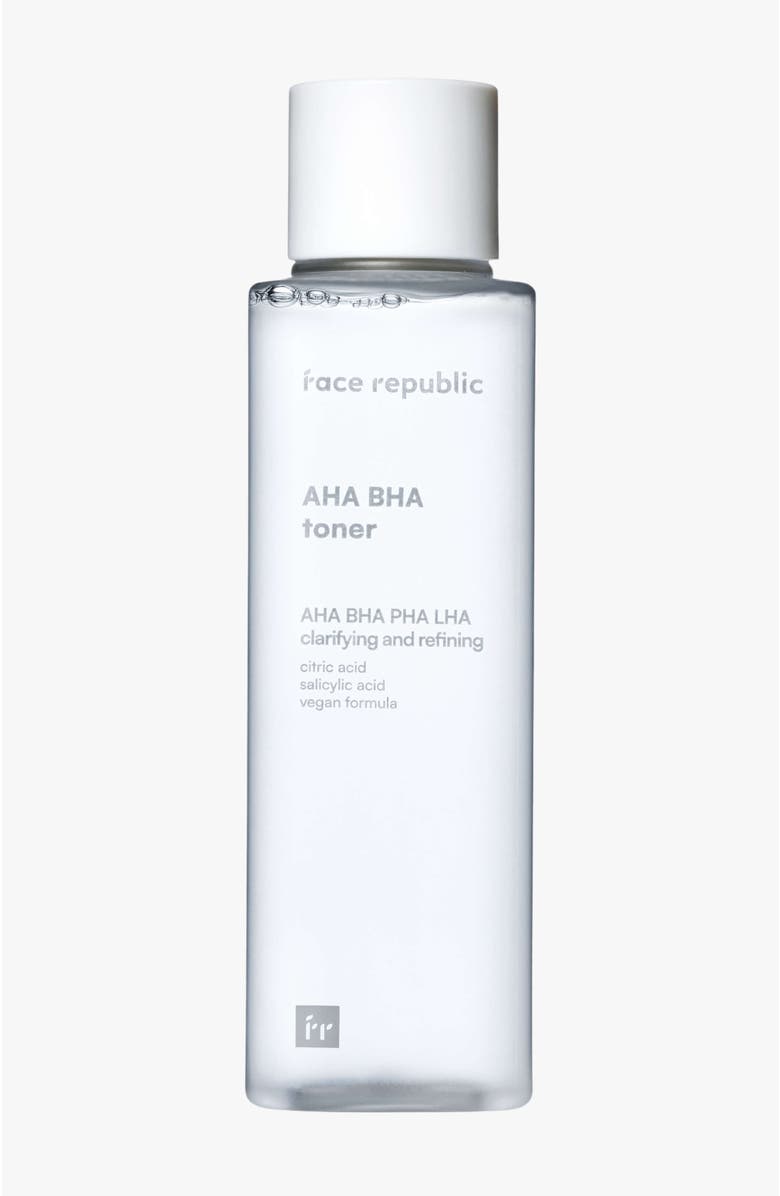 Face Republic AHA BHA Toner, Main, color, NO COLOR