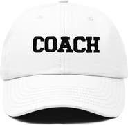 Dalix Coach Embroidered Sports Dad Cap