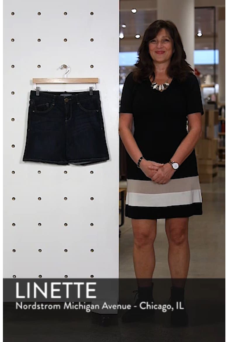 'Ab'Solution Cuffed Denim Shorts (Nordstrom Exclusive) video