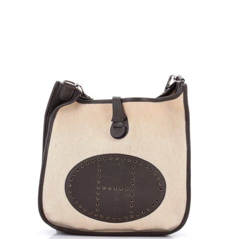 Evelyne Bag Gen III Toile and Leather PM