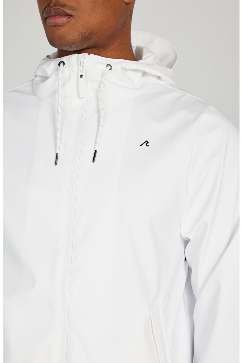 Cloud Hooded Rain Jacket, Alternate, color, BRIGHT WHITE