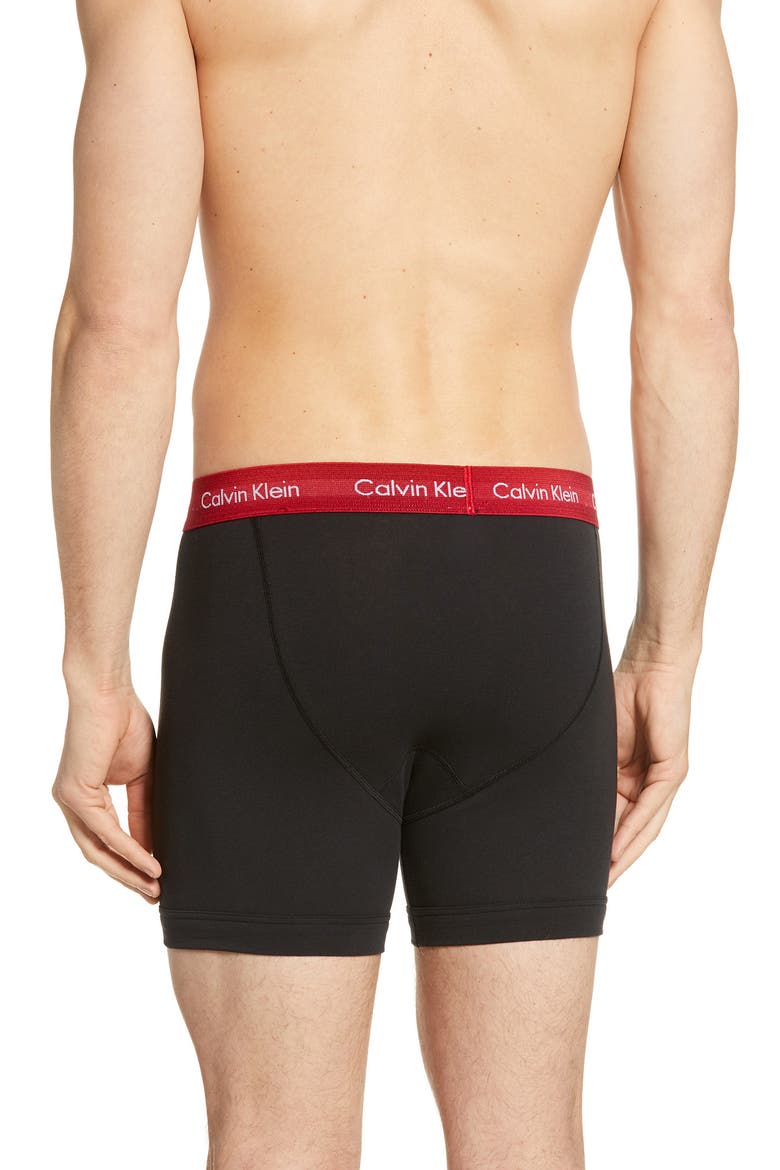 5-Pack Boxer Briefs, Alternate, color, BLACK W/ BLUE/ RED/ GREY WB