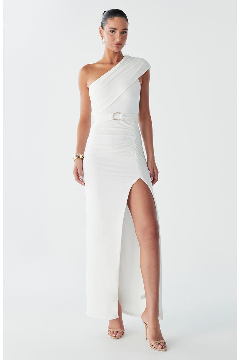 Meliza Dress, Alternate, color, White