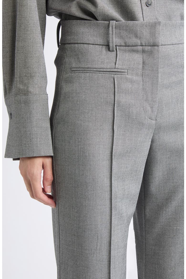 Rosaria Pintuck Pleat Pants, Alternate, color, GREY