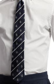 Ralph Lauren Purple Label Striped Silk Club Tie