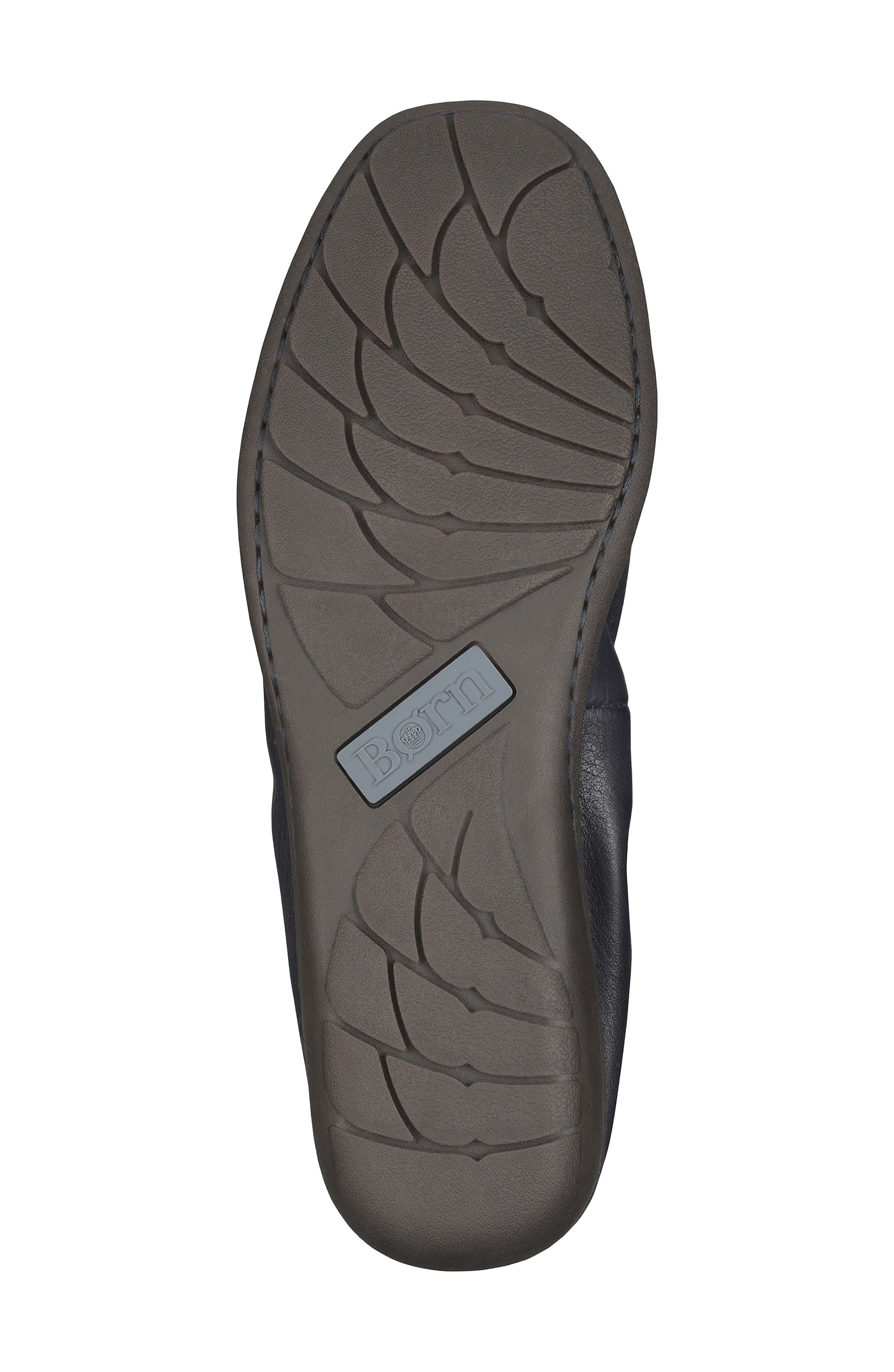 Felicity Leather Flat, Alternate, color, NAVY LEATHER