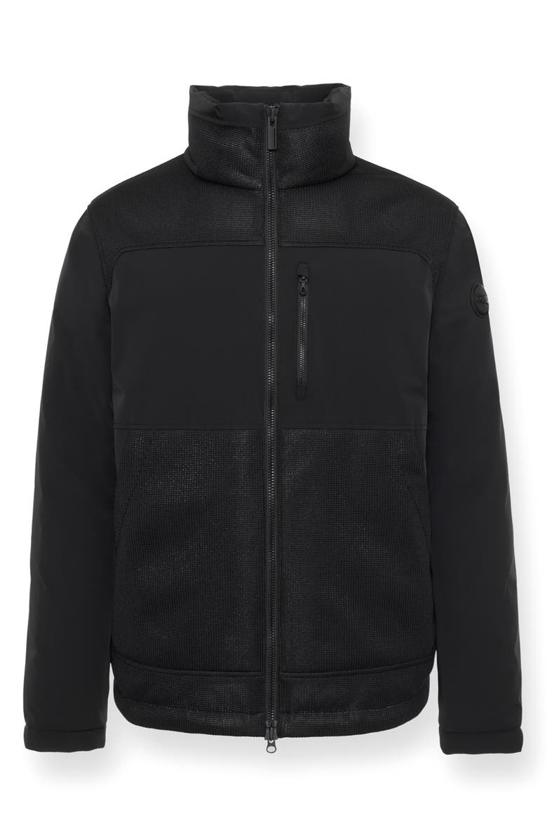 COLMAR Mixed Media Waterproof Down Jacket, Alternate, color, Black-Vulcan