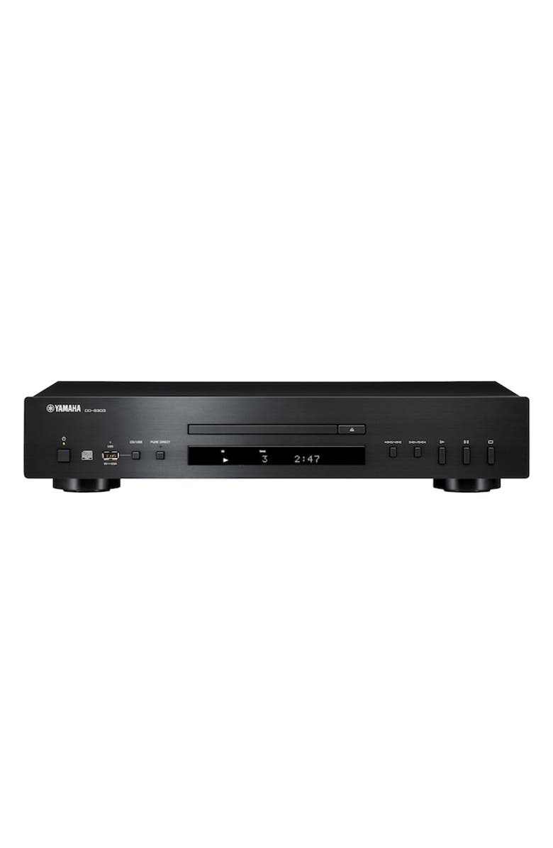 Yamaha CD-S303 CD Player with MP3/WMA/LPCM/FLAC/USB Compatibility, Alternate, color, Black