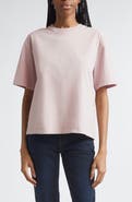 Golden Goose Distressed Reverse Logo Boxy Cotton Jersey T-Shirt