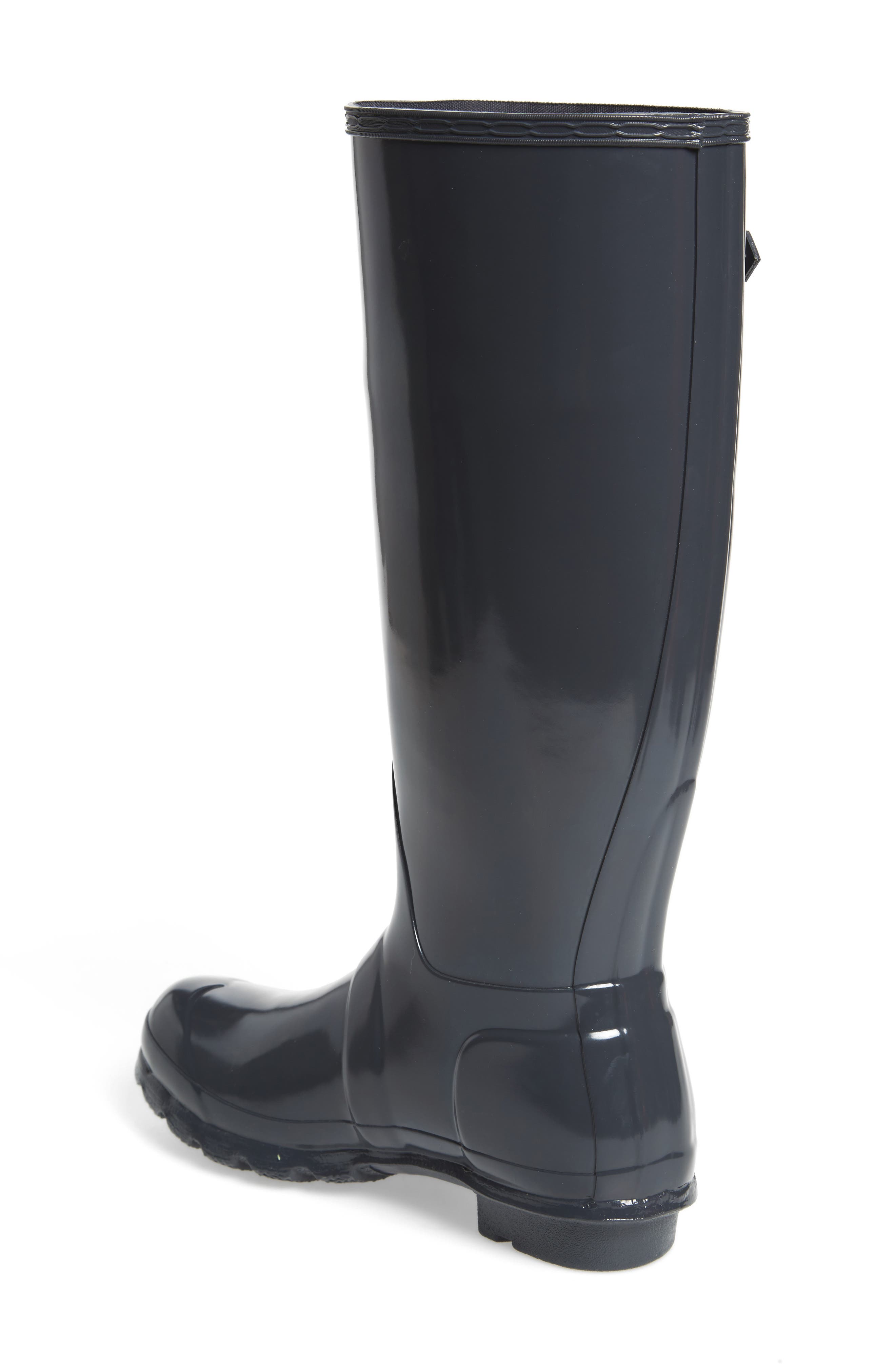 Original High Gloss Waterproof Boot, Alternate, color, DARK SLATE