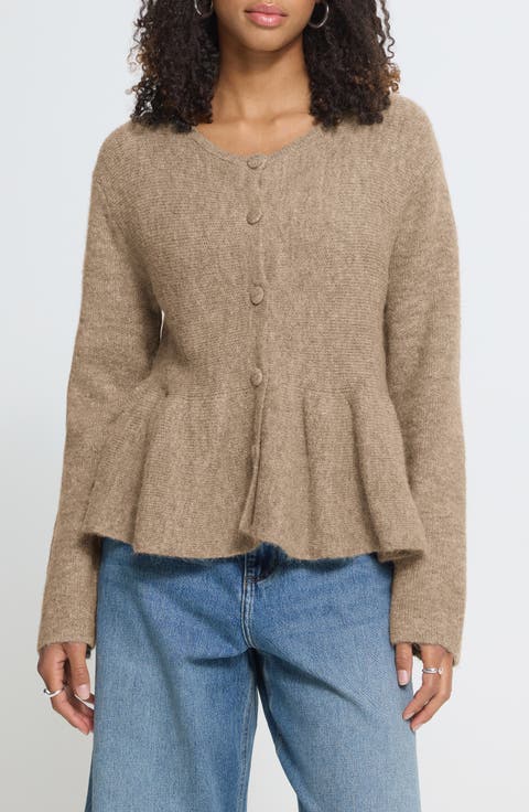 Peplum Cardigan